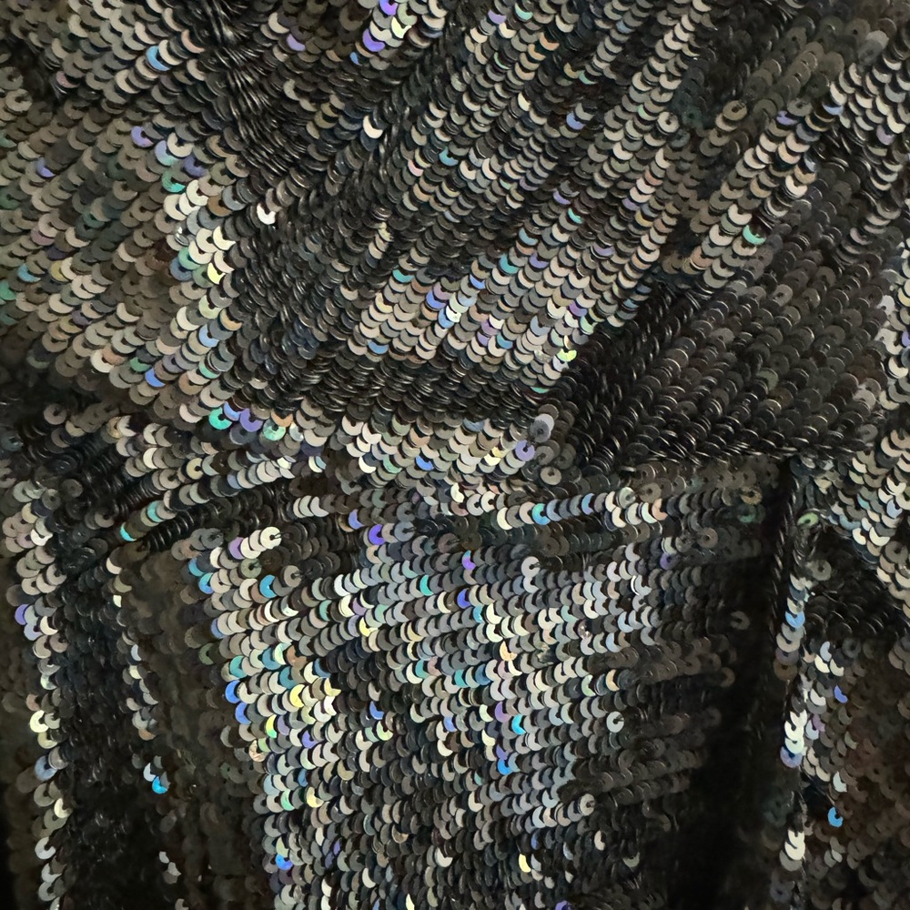 All saints hand embellished sequence mini dress. - Picture 5 of 8